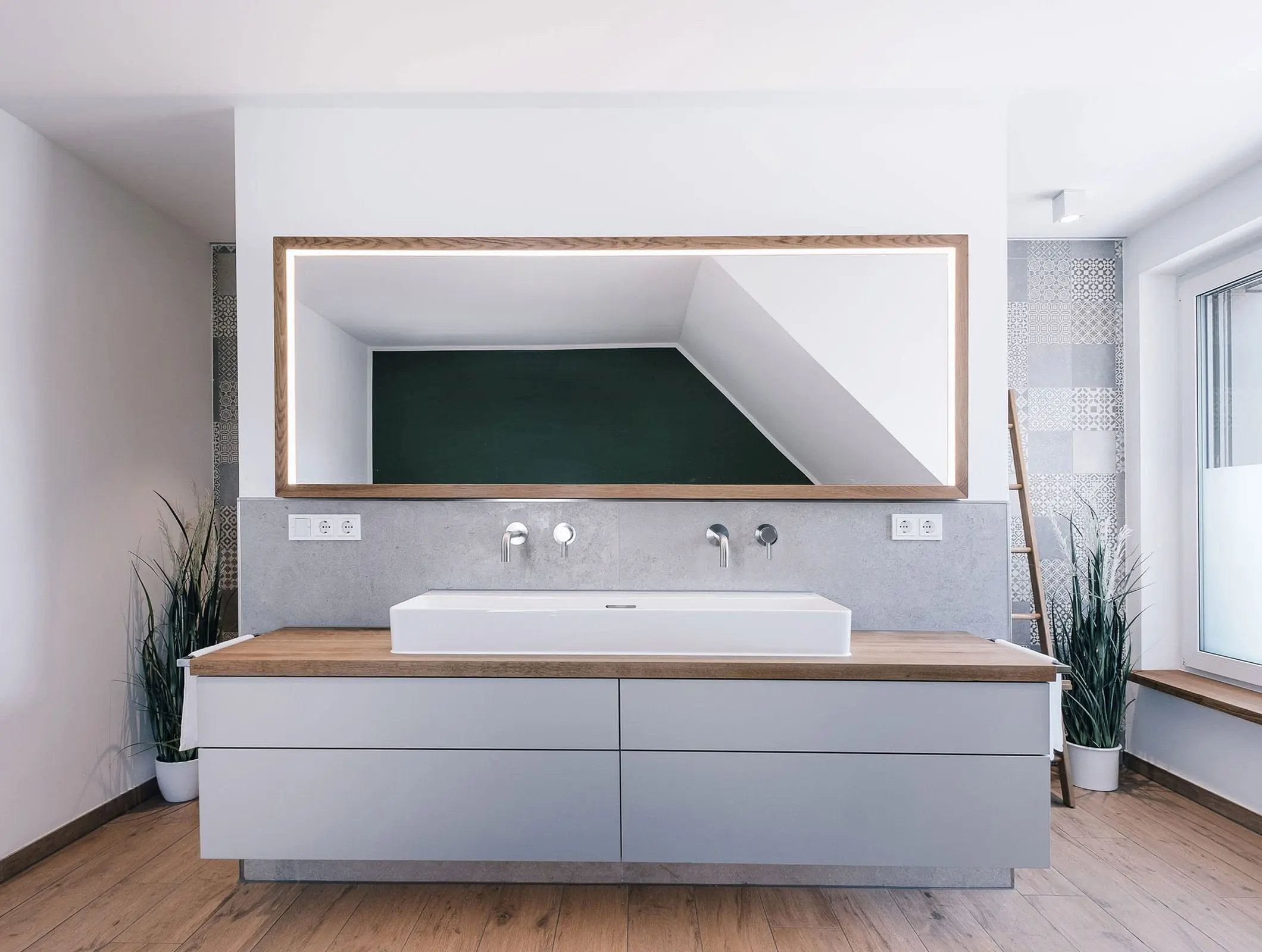 large bathroom sink